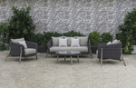 Комплект плетеной мебели Tagliamento Jura, серый, антрацит