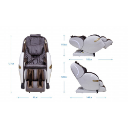 Массажное кресло Méridien Jamaica (White)