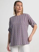 Блуза Альбера (сиреневая) Б15518-30М LT Collection