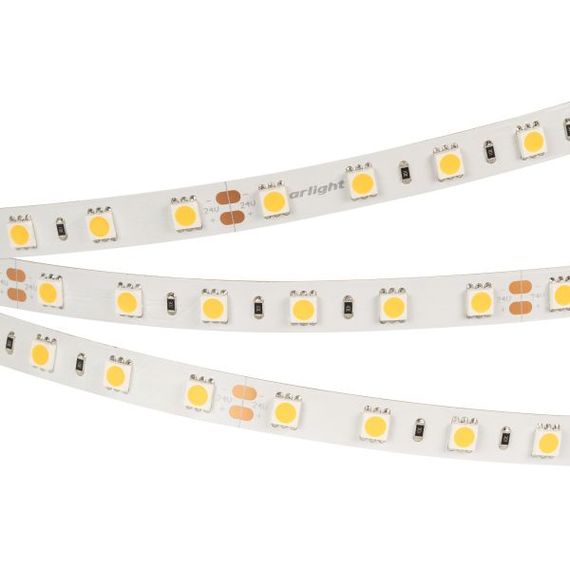 Светодиодная лента Arlight 14,4W/m 60LED/m 5060SMD теплый белый 5M 008828(2)