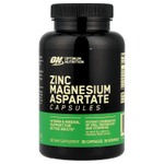 Optimum Nutrition, Цинка и магния аспартат, 90 капсул