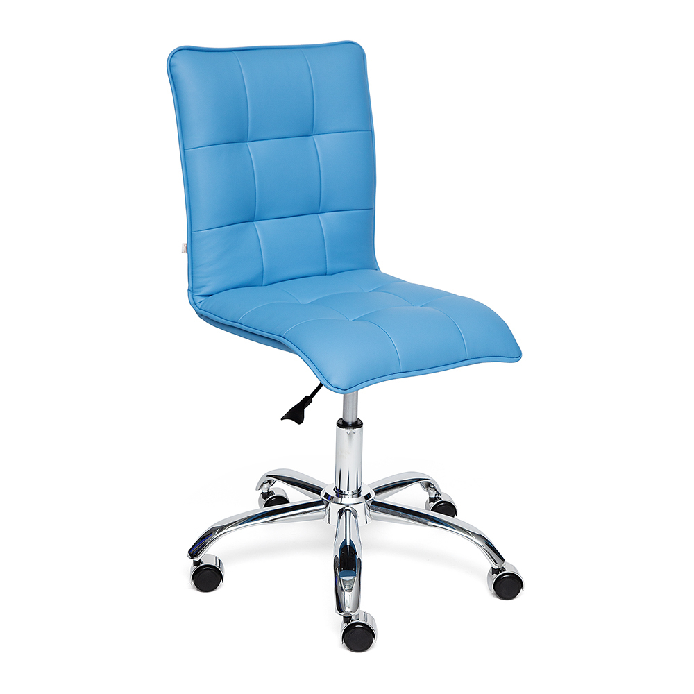 Zero Кресло офисное (голубой кожзам)