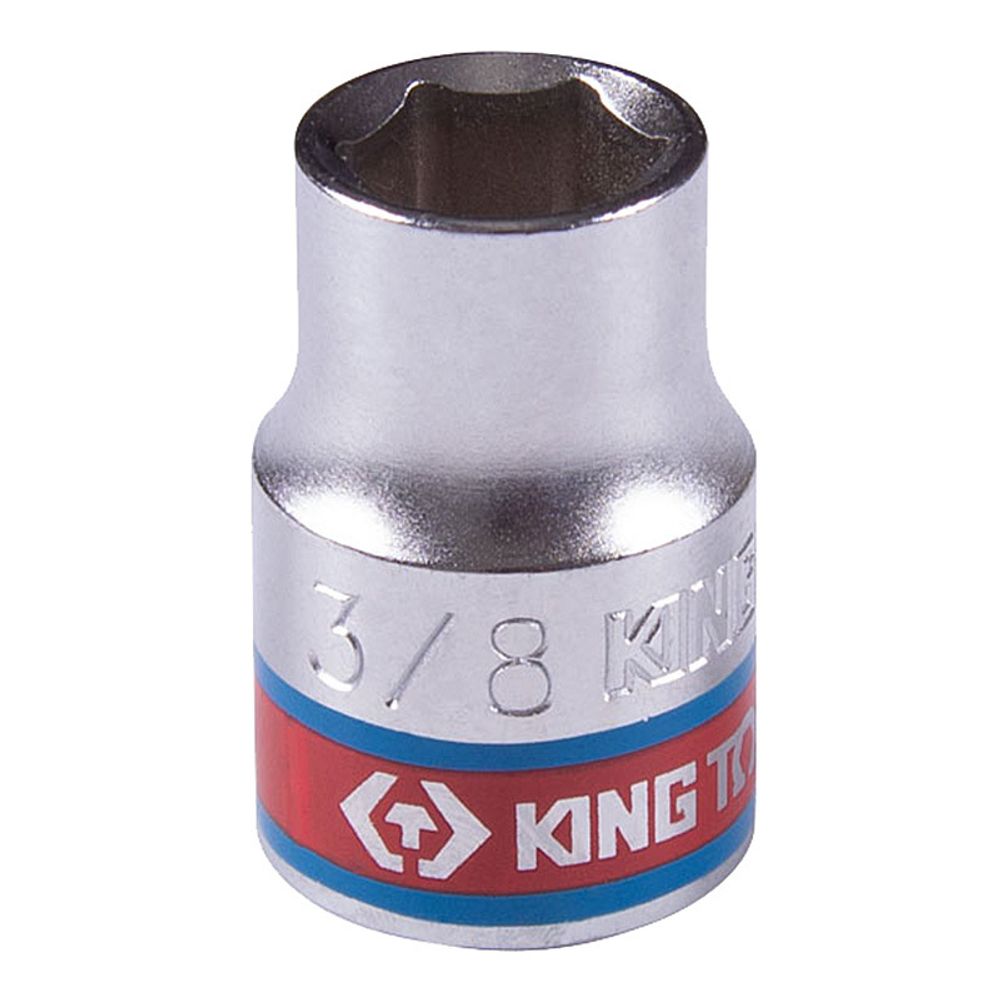 KING TONY (333512S) Головка торцевая стандартная шестигранная 3/8&quot;, дюймовая 3/8&quot;