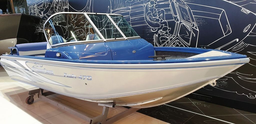 Катер-лодка алюминиевая NORTHSILVER 470 Fish