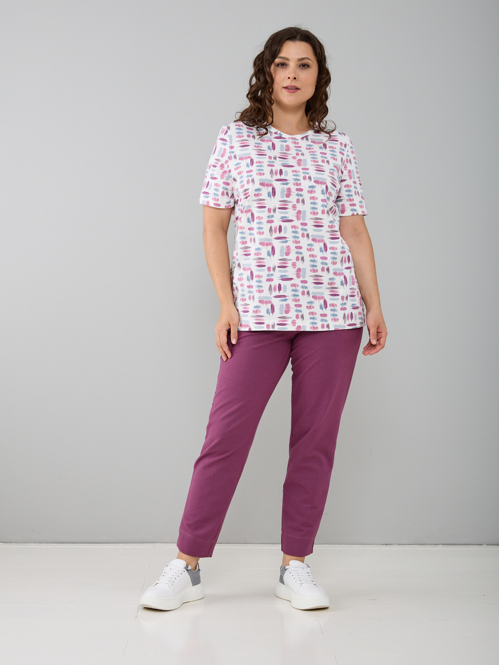 Футболка Фкл-222/экрю-цветныемазки