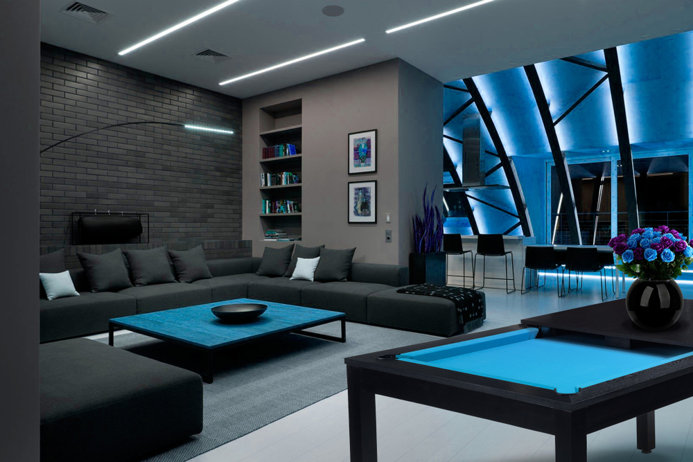 Бильярдный стол Лофт шпон