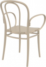 Кресло пластиковое Siesta Contract Victor XL, бежевый