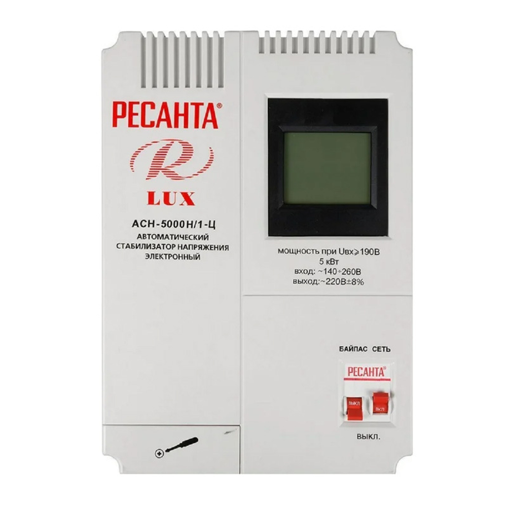 Стабилизатор РЕСАНТА Lux АСН-5000 Н/1-Ц