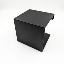 Держатель для туалетной бумаги MetaDec Quadratic c полочкой для телефона, черный