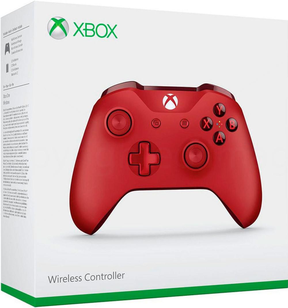 Xbox One беспроводной геймпад красный
