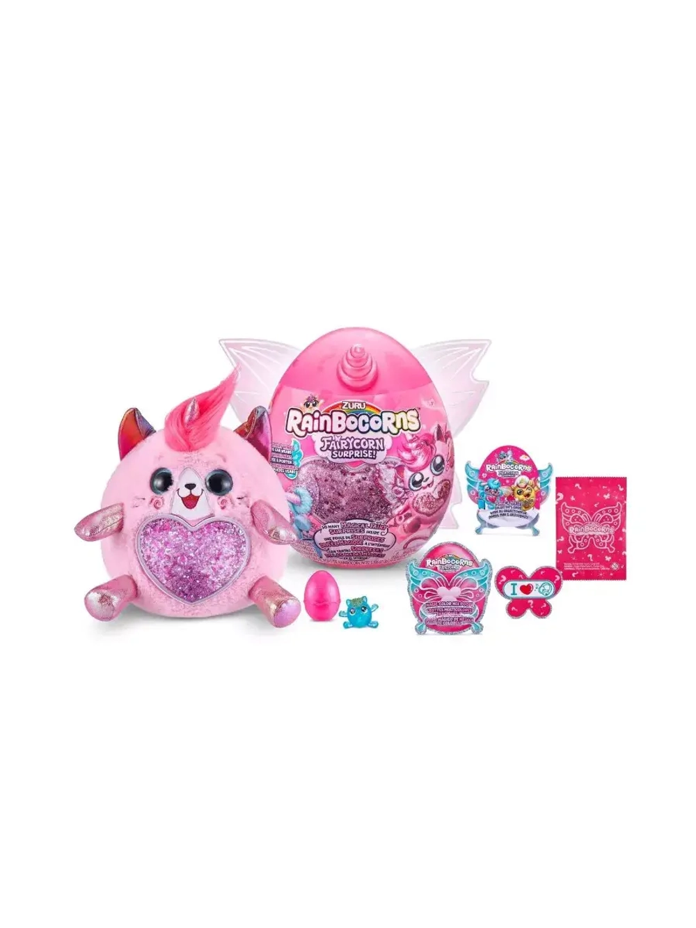 Мягкая игрушка сюрприз яйцо Rainbocorns Fairycorn Kitty