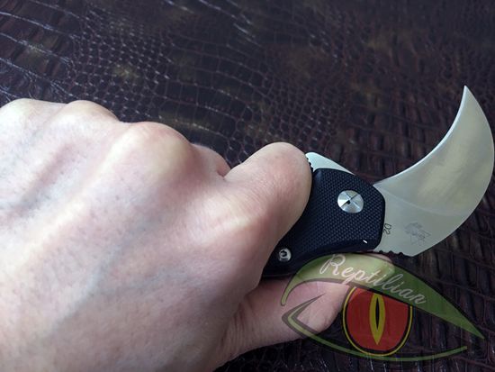 Складной нож керамбит Steelclaw КОНГО c клинком из стали D2, рукоять G10