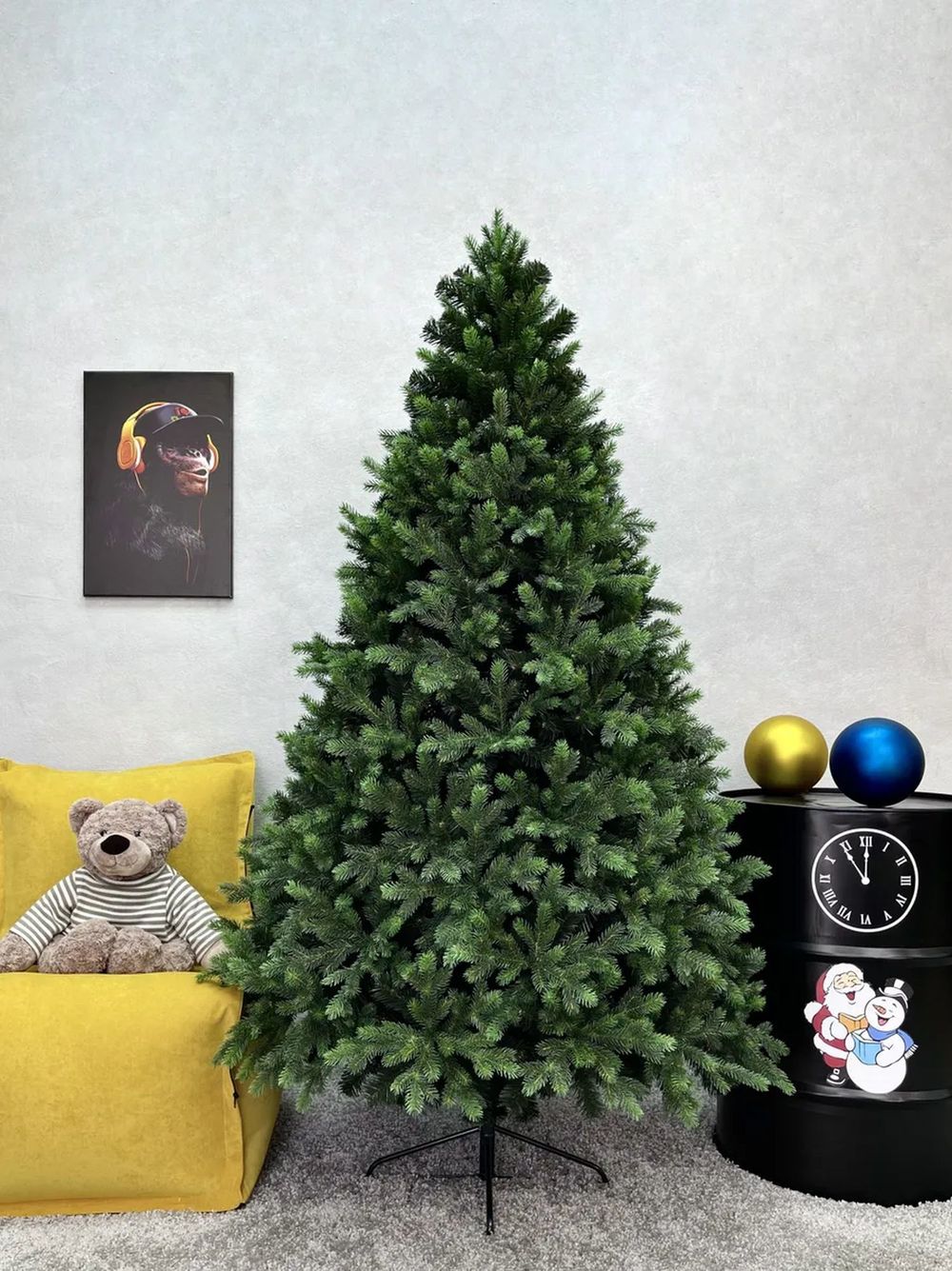 Искусственная ель «Грацио» (Литая+пвх) от 1,2 до 3 м