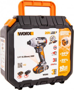 Гайковерт аккумуляторный Worx WX261 ударный, бесщеточный