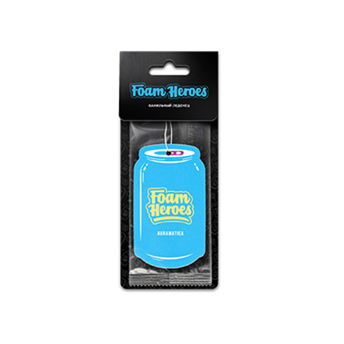 Foam Heroes Auramatica Ванильный леденец - подвесной картонный ароматизатор