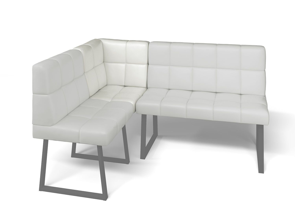 Кухонный диван Реал МУ 590 Милк/Черный муар