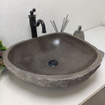 Раковина из речного камня RS-62025 (54*49*15)