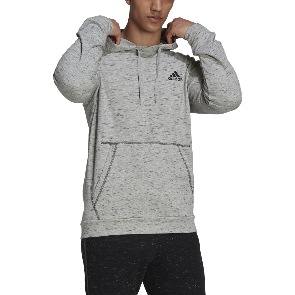 Мужская кофта теннисная adidas Melange Hoody Men - Grey, Black