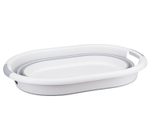 Таз ФЛЕКС 17,5 л овальный складной с ручками, материал- полипропилен, ТЭП М2503