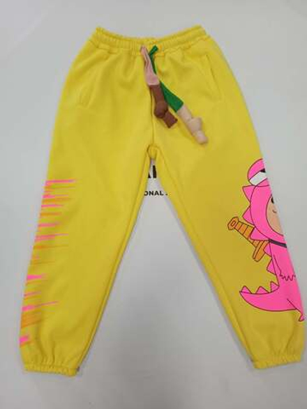 Брюки джоггеры c яркой термонаклейкой. Размер 48/50