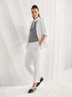 Брюки из хлопка и льна