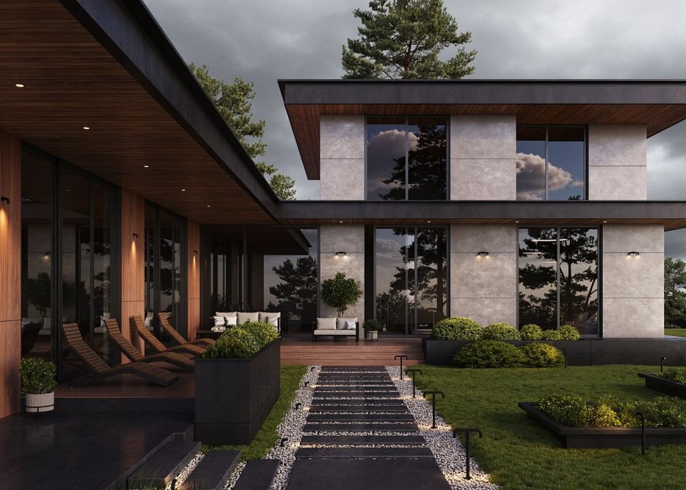 Светильник на штанге Maytoni Sleek O477WL-L2GF3K