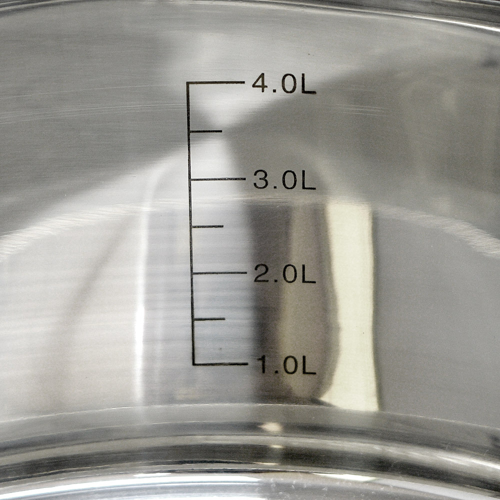 Кастрюля 6л нерж со стеклянной крышкой, 1028