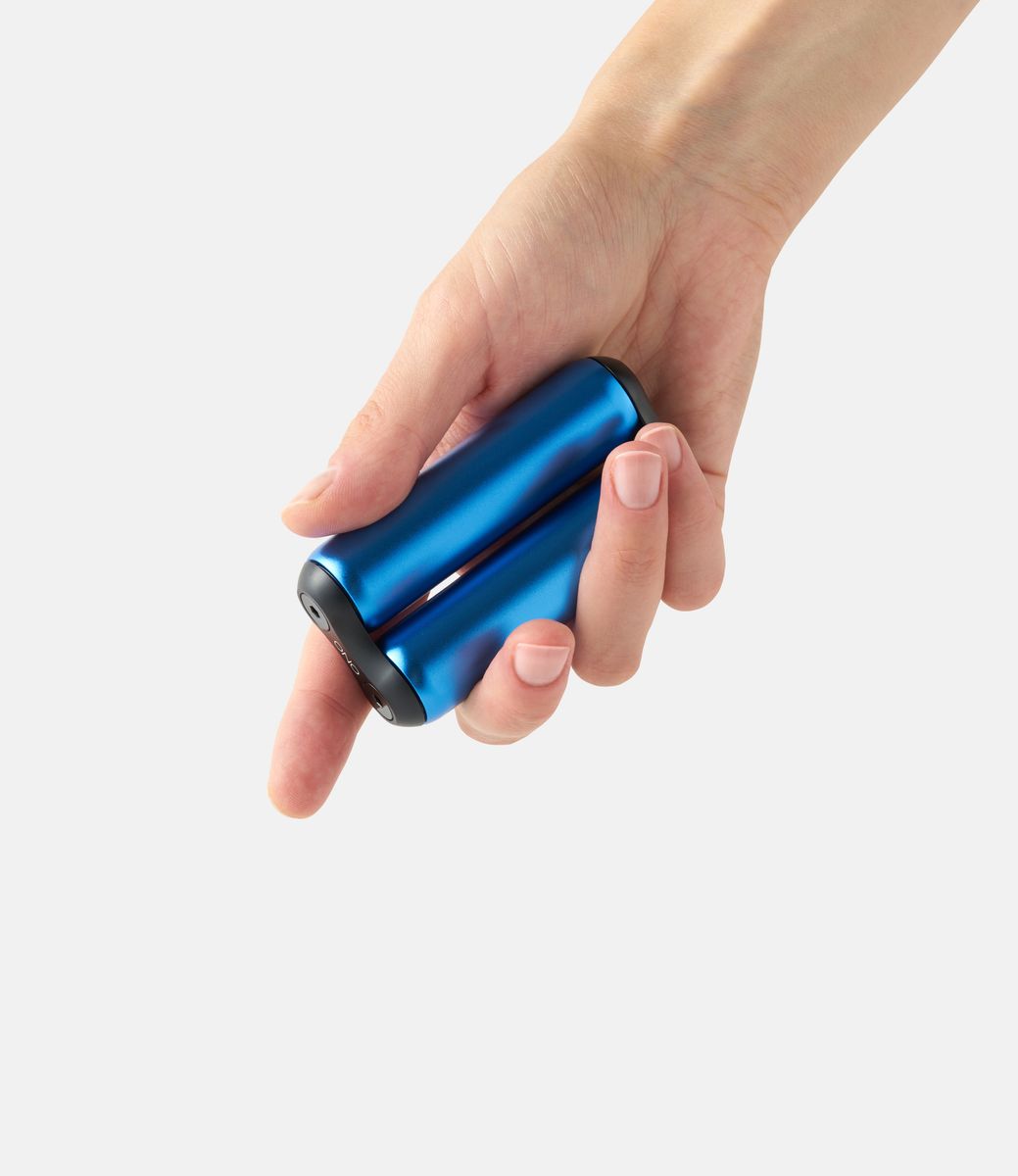 ONO Roller Aluminum Sapphire Blue — роликовый массажёр из алюминия