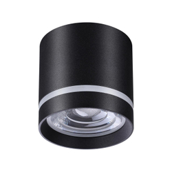 358491 OVER NT20 394 черный Светильник накладной IP20 LED 4000K 12W 220V ARUM
