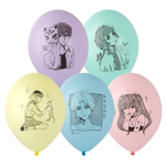 Воздушные шары Belbal с рисунком Аниме, 50 шт. размер 14" #1103-2800