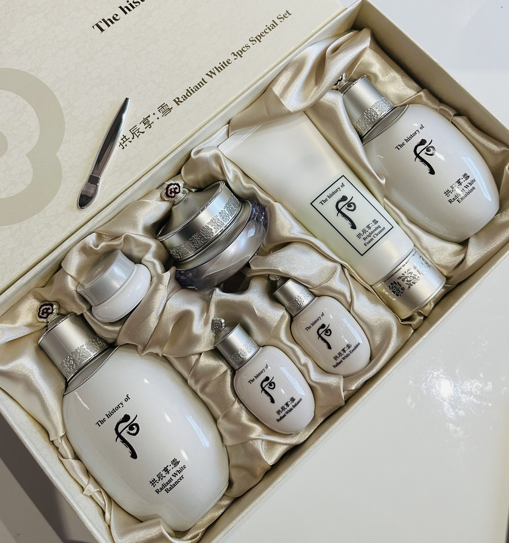 THE HISTORY OF WHOO  SEOL   Radiant White 3P set. Осветляющий уходовый набор.
