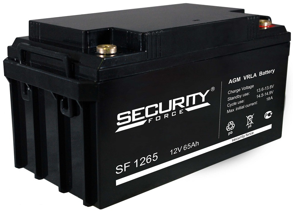 Аккумулятор  Security Force 12 В, 65 Ач