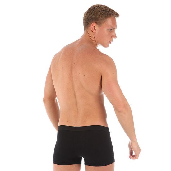 Мужские трусы боксеры черные Romeo Rossi RR6012-2