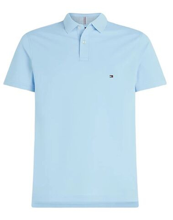 Мужское теннисное поло Tommy Hilfiger 1985 Regular Polo - небесный