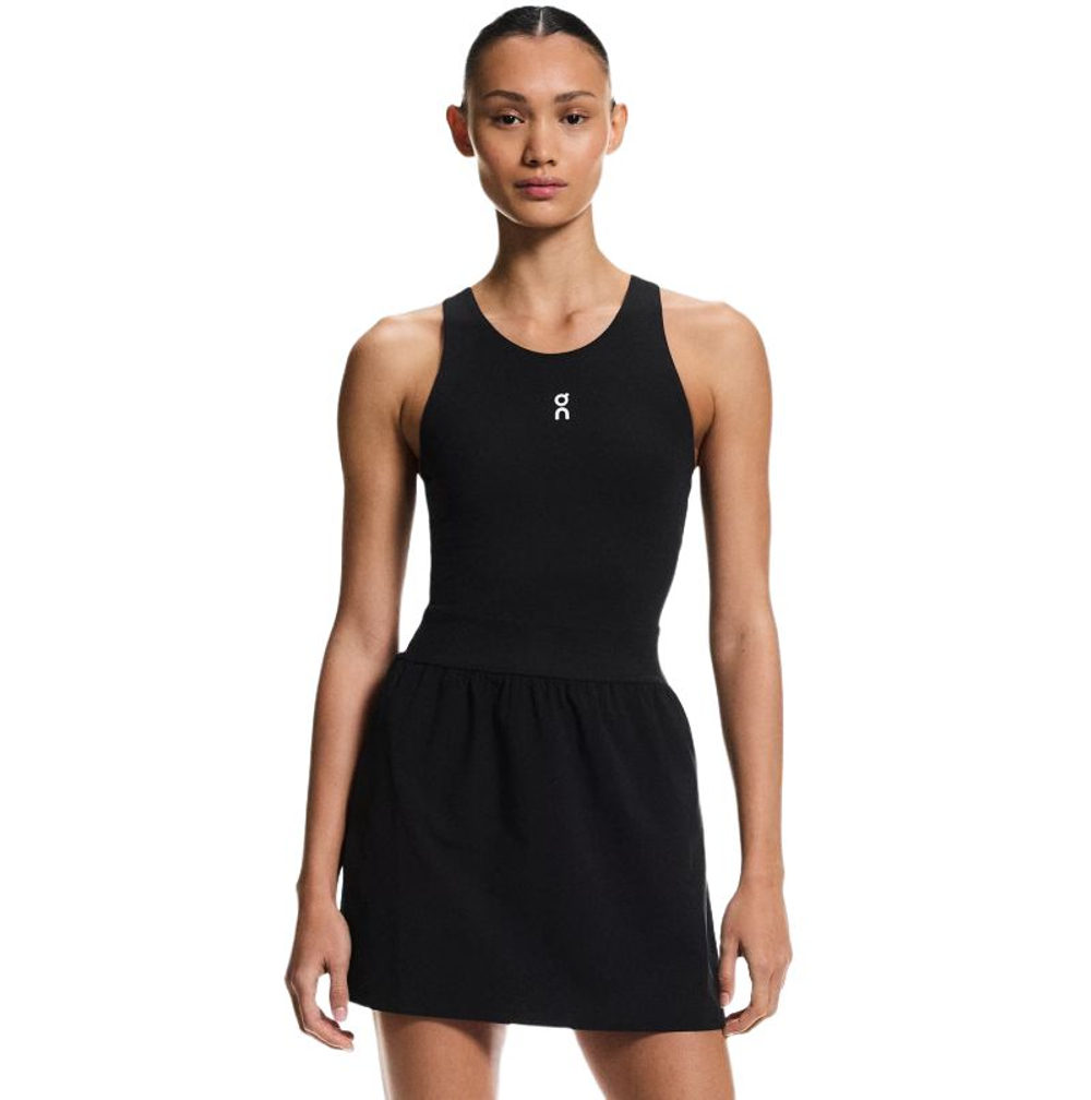 Теннисное платье On Court Split - black