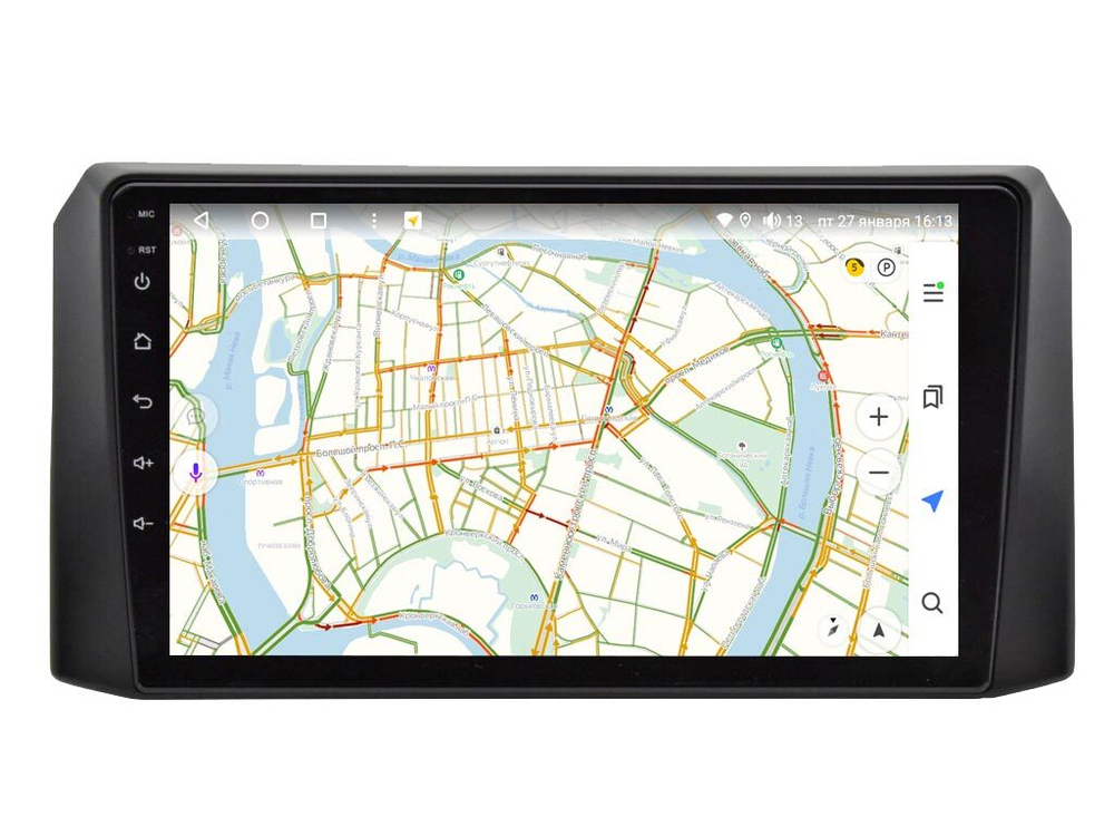Магнитола для УАЗ Патриот, Пикап, Профи 2016-2023 - Vaycar VA87-2468 на Android 13, 8-ядер, 4G SIM-слот
