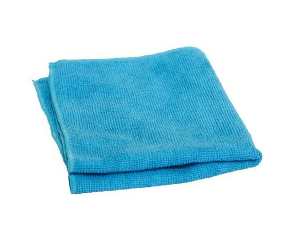 Салфетка из микрофибры для уборки, Рыжий кот, 30х30см, синяя