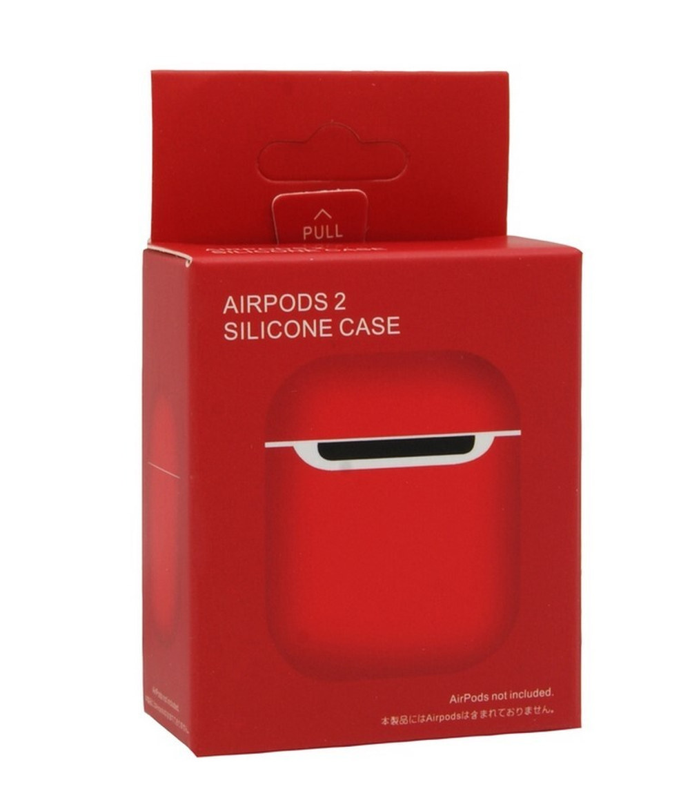 Чехол для AirPods/AirPods 2 Slim Red (красный)
