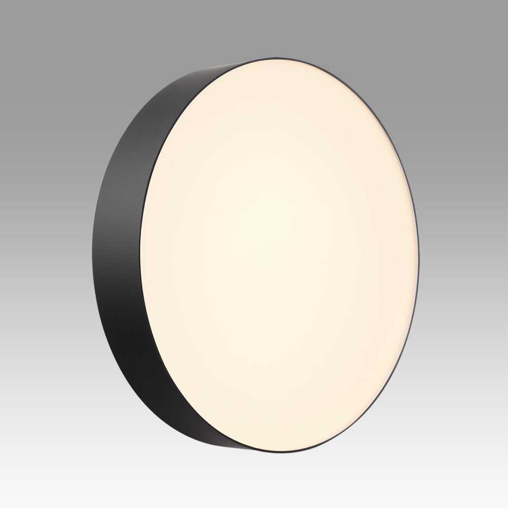 7780/DL BASICA SN 000 Светильник пластик/белый/черный LED 48Вт 3000-6000К D390 IP43 пульт ДУ OPTIMA