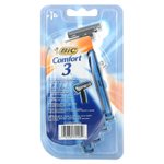 BIC, Comfort 3, одноразовые бритвенные станки, 4 шт.