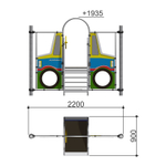 Панельный игровой комплекс «Машина» Romana 401.21.00