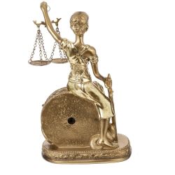 GAEM Часы настольные декоративные "Фемида" (1xAAA н/п), L9 W8 H24 см