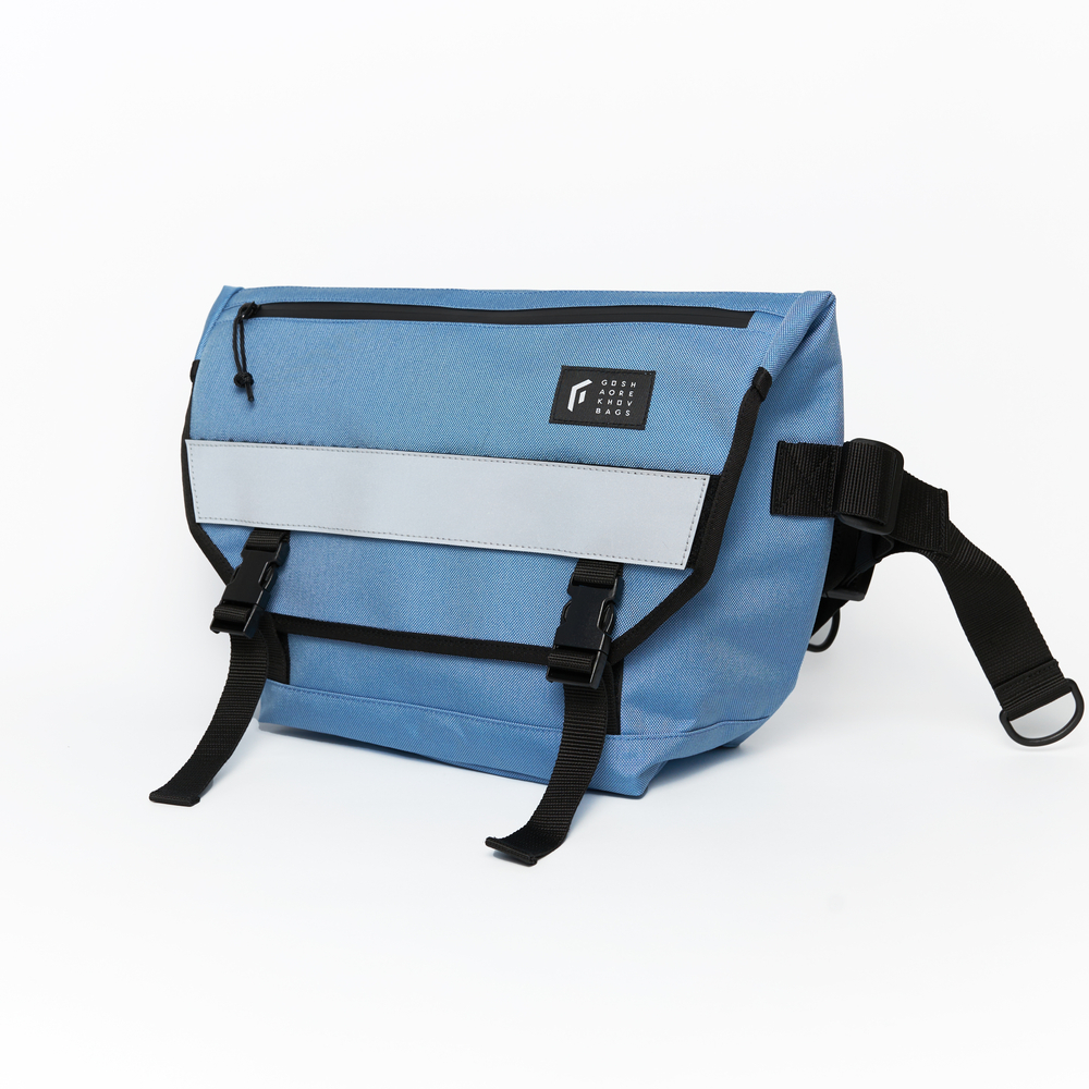 Сумка Messenger Civil NY голубой индиго