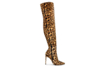 STEVE MADDEN Over The Knee Boots Women"s Leopard Print
