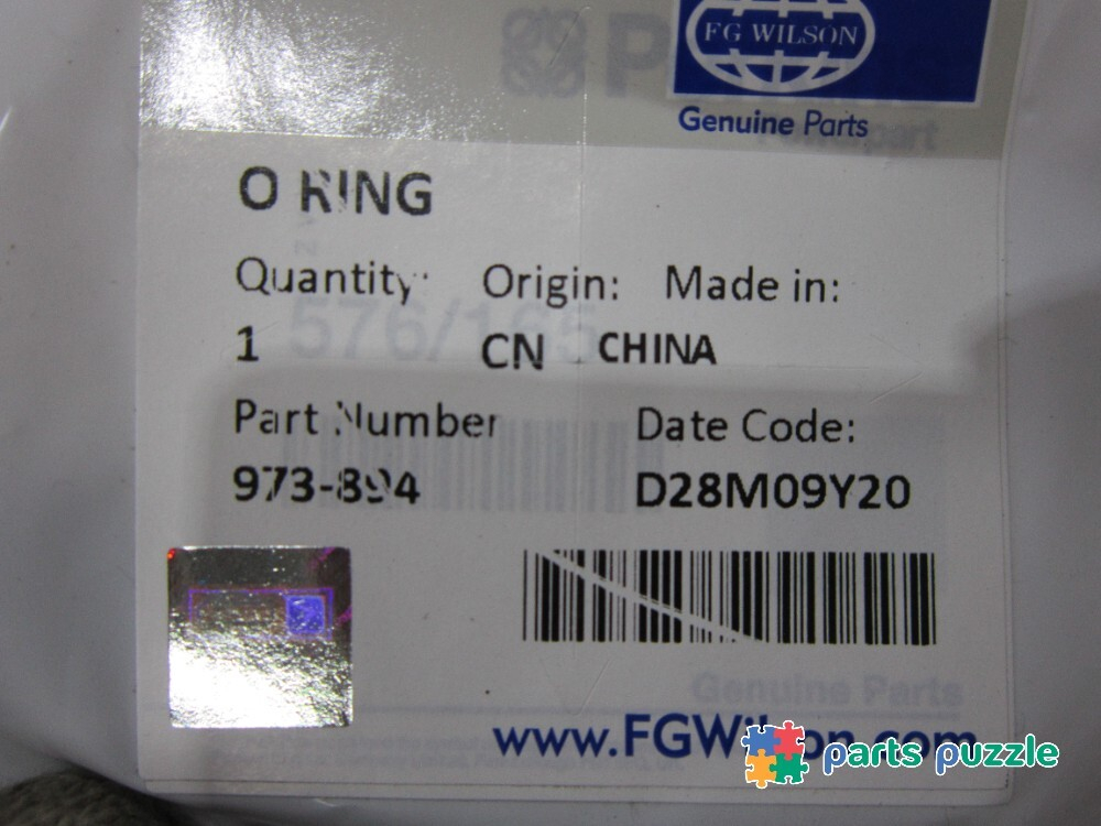 Кольцо уплотнительное / O RING АРТ: 973-894