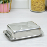 Масленка нерж 16*10*5см