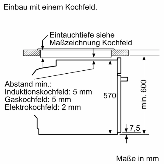 Встраиваемый духовой шкаф BOSCH HBA571BB4