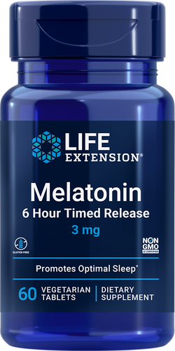 Melatonin 6 Hour Timed Release таблетки Life Extension
