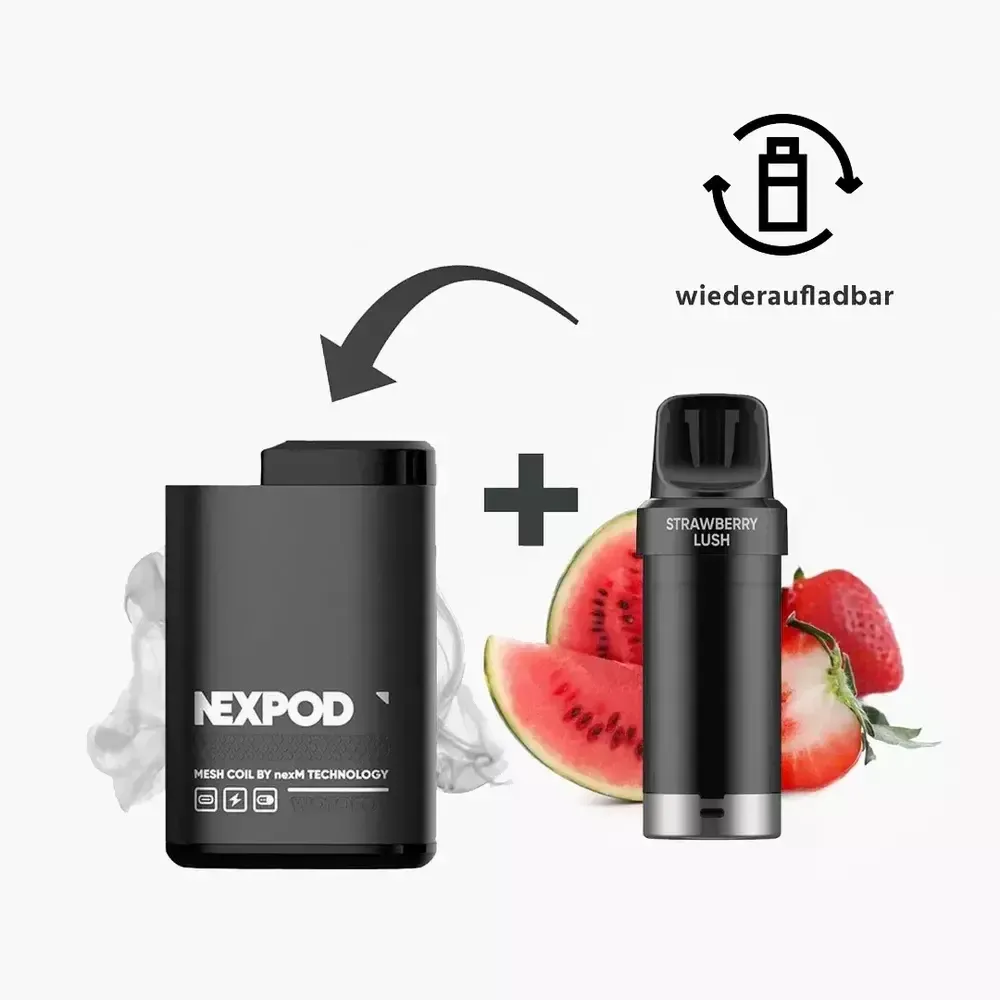 nexPOD Prefilled Pod Kit - Strawberry Lush (5% nic)