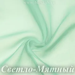 Шифон 36гр/м2 - Светло-Мятный, розница от 30 см